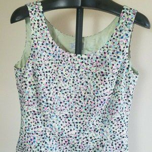 TAHARI Multicolored Tank Top - EUC! Size 8